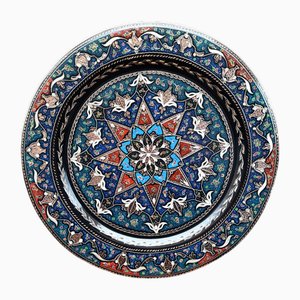Modern Hand Carved Copper Tray
