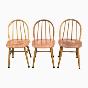 Chairs by Fanett Ilmari Tapiovaara for Edsby Verken, Sweden, 1958, Set of 3