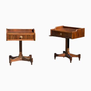 Mid-Century Rosewood Set of Side Tables by Claudio Salocchi for Sormani, 1960s, Set of 2