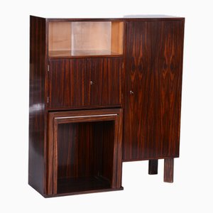 Art Deco Sekretär aus Makassar & Ahorn, 1930er