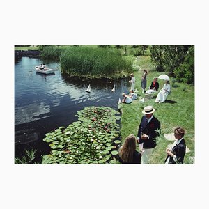 Slim Aarons, Summer Picnic, Estate Stamped Photographic Print
