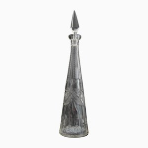 20. Jh. Karaffe aus Kristallglas, 1960er