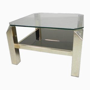 Coffee Table with 2 Glass Plates from Belgo Chrom / Dewulf Selection, 1970s