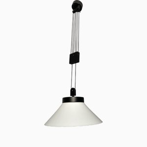 Chandelier with Counterweight Mod. 1874 by Martinelli for Martinelli Luce, 1980