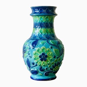 Hohe Mid-Century Westdeutsche Vase von Bay Keramik, 1960er