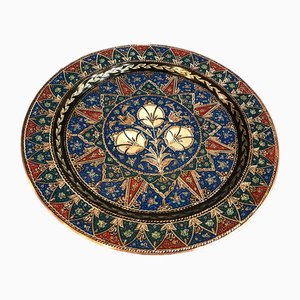 Hand Carved Clove Design Copper Tray