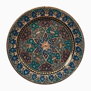 Handmade Inlaid Copper Tray