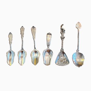 20th Century Dutch Silver Spoons, Set of 6