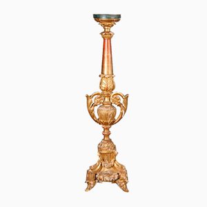 Porte-Chalumeau Éclectique Sculpté et Doré