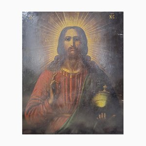 Icona ortodossa del Pantocratore, XIX secolo
