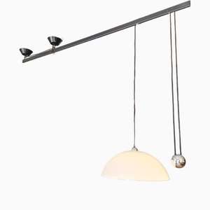 Impiccato Counterweight Ceiling Lamp by Vico Magistretti for Artemide, 1972, 1970s