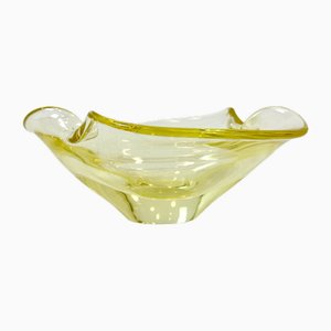 Cendrier Art en Verre attribué à Miloslav Klinger pour Železný Brod, 1960s