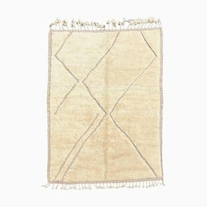 Moroccan Modern Beige Berber Wool Rug
