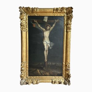 Christ on the Cross, 1700-1750, Oil on Canvas, Framed