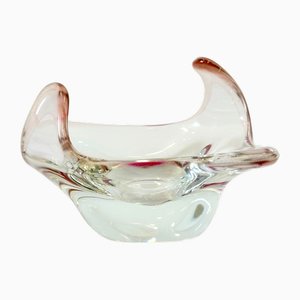 Art Glass Bowl attributed to Jaroslav Beránek for Skrdlovice, 1960s