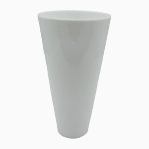 Low Lattimo Vase by Carlo Scarpa for Venini, 1950s