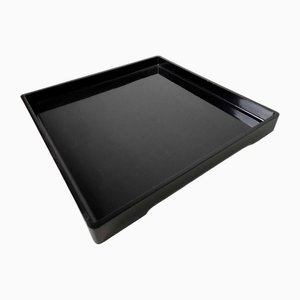 Urushi Lacquer Black Tray, Japan, 1890s