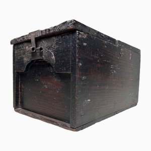 Meiji Holz Zenibako Tempel Opferkiste, 1890er