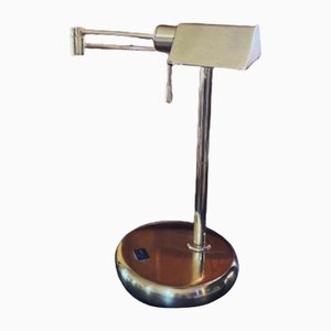 Relco Milan Italy Tischlampe mit Messingschwinge von Gianfranco Frattini, 1970er