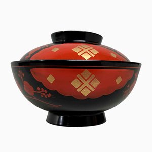 Shōwa Period Wajima-Nuri Owan Serving Bowls, Japan, 1975, Set of 10