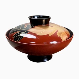 Wajima-Nuri Owan Serving Bowls, Japan, 1970s, Set of 10