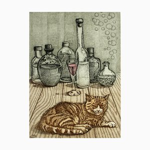 Marcian Bocianowski, Gin, Aguafuerte sobre papel, 2010