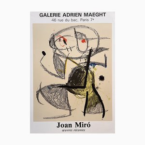 Joan Miró, Galerie Adrien Maeght Poster, 1983, Litografia