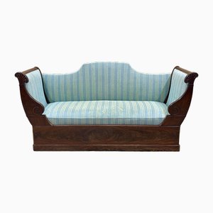 Restoration Daybed in Mahogany, 19th Century