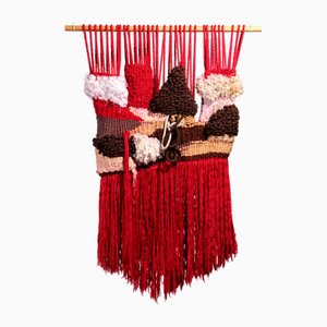 Spanish Textured Macramé Tapestry, 1970s