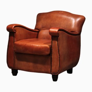 Fauteuil en Cuir de Mouton de Joris, Pays-Bas, 1970s