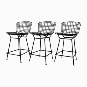 Sgabelli da bar di Harry Bertoia per Knoll, set di 3