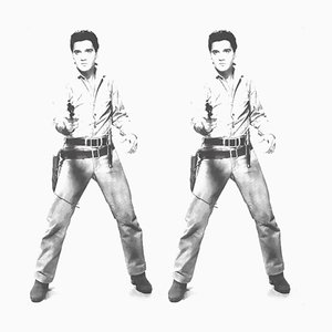 Sunday B. Morning d'après Andy Warhol, Double Elvis, Encadré