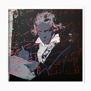 Sunday B. Morning after Andy Warhol, Beethoven 391, Framed