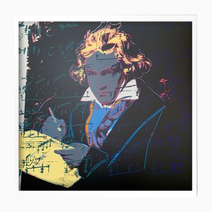 Sunday B. Morning after Andy Warhol, Beethoven 393, gerahmt