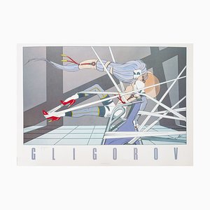 Poster Space Girl di Robert Gligorov, anni '90