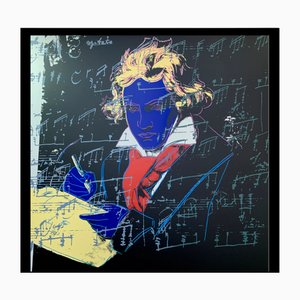 Sunday B. Morning after Andy Warhol, Beethoven 390, Framed