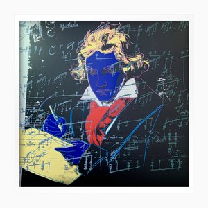 Sunday B. Morning after Andy Warhol, Beethoven 390, Framed