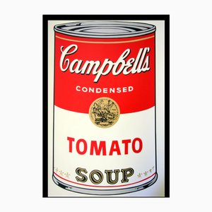 Sunday B. Morning after Andy Warhol, Campbells Tomato Soup, Siebdruck, gerahmt