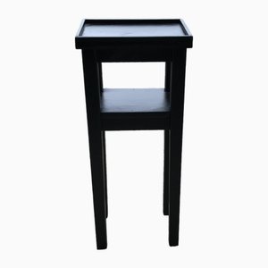 Small Art Deco Black Side Table, 1930s