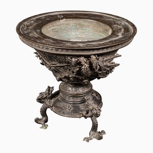 Antique Japanese Censer Bowl in Bronze