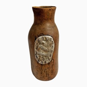 Vintage Tutsi Holz Topf, 1960er