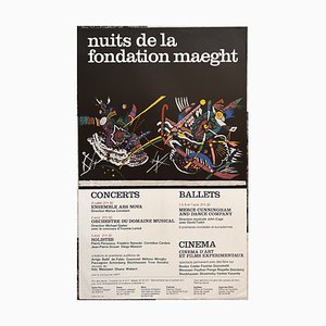 Poster di Wassily Kandinsky, Nuits De la Fondation Maeght, litografia