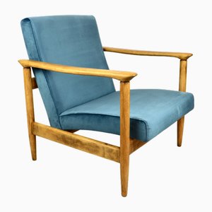 Blue Ocean GFM-142 Armchair attributed to Edmund Homa, 1970s