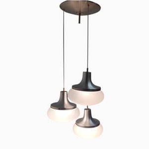 Deckenlampe mit 3 Tassen von Stilux Milano, 1980er
