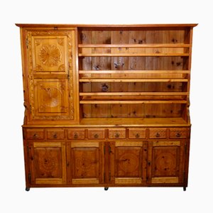 Grande Commode Folk Art en Pin, Hautes Alpes, France, 1970s