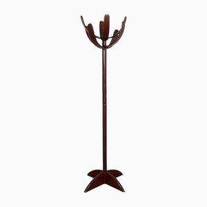 Coat Stand in White Lacquered Wood, 1970s