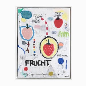 Nina Lanner, Obst, Acryl auf Leinwand, 2022