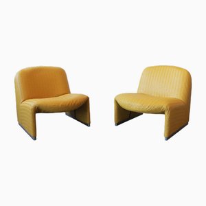 Set of Alky Armchairs by Giancarlo Piretti for Castelli