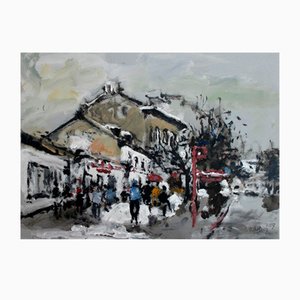 Magdalena Spasowicz, Varsovia: New Town, Oil & Acrylic on Board, 2007
