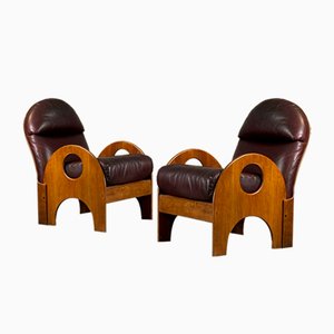 Set of Arcata Chairs by Gae Aulenti for Poltronova, 1960s